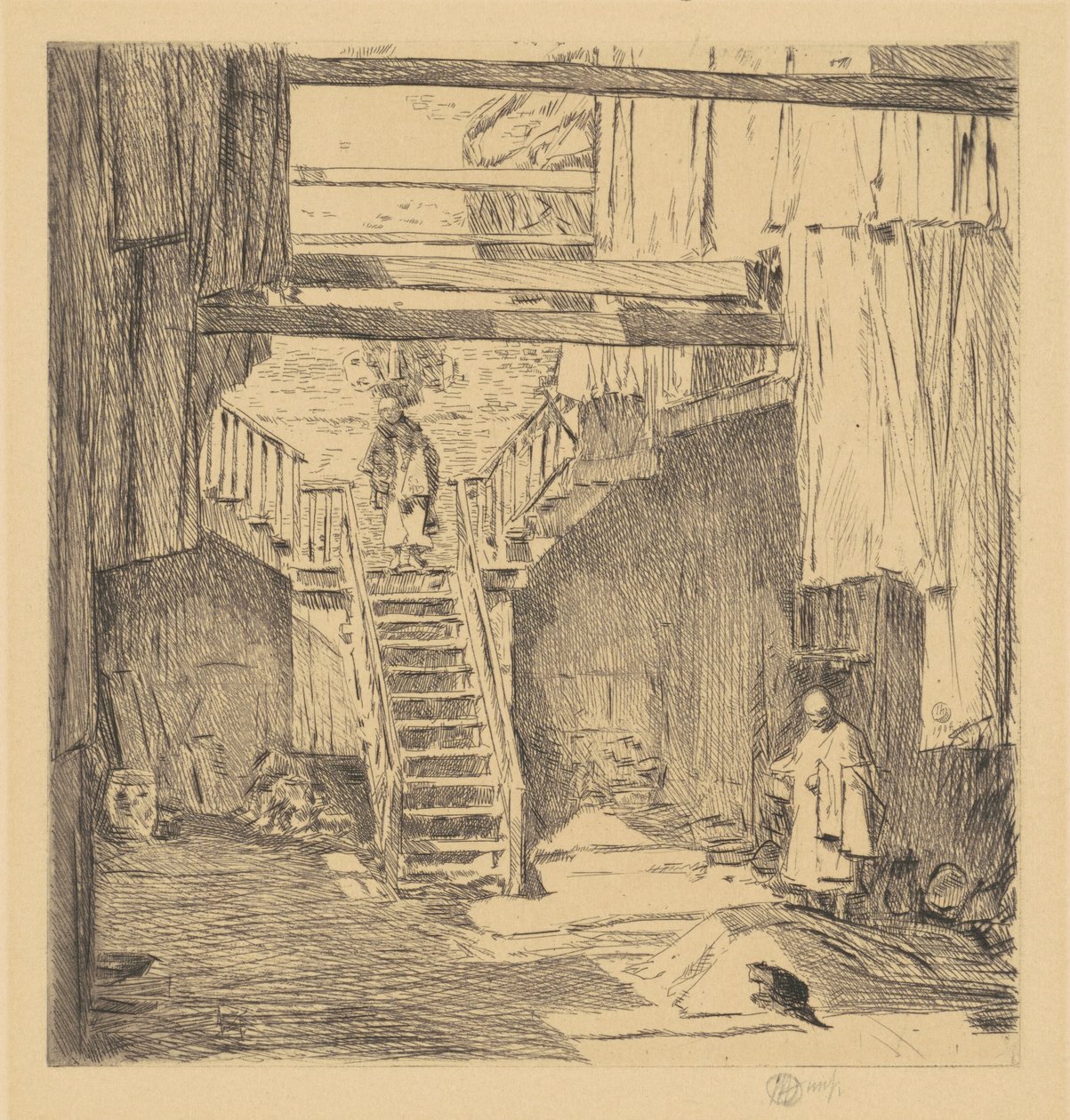 Stare Chinatown, San Francisco autorstwa Childe Hassam