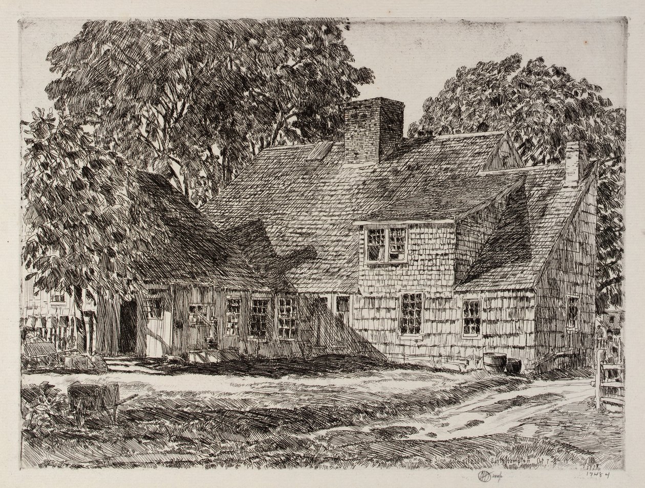 Old Dominy House autorstwa Childe Hassam