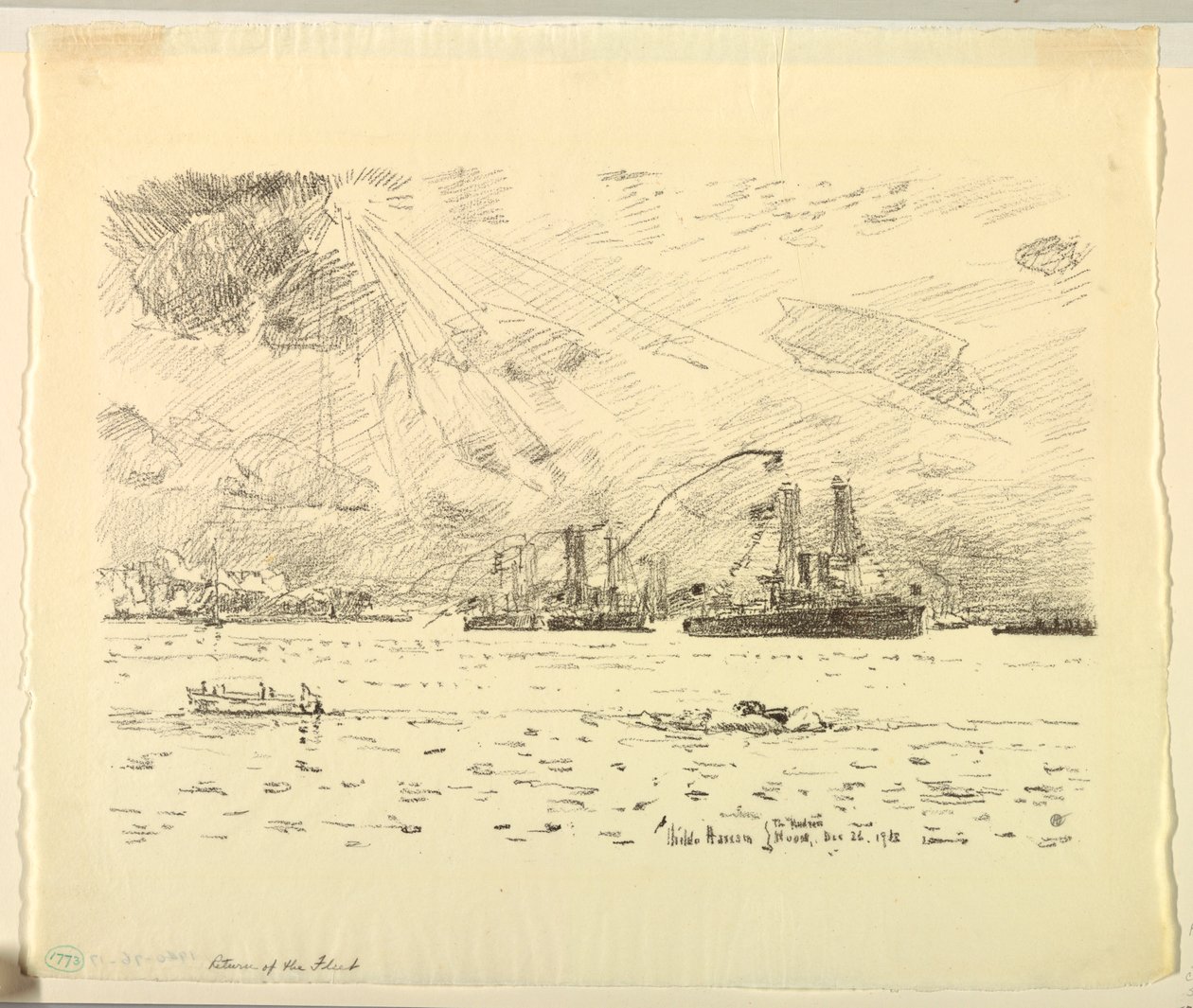 Powrót floty autorstwa Childe Hassam