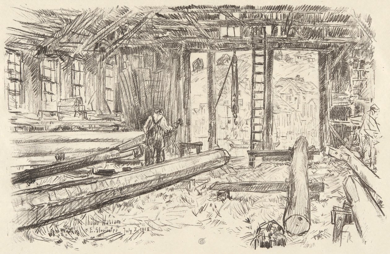 Zapisz sklep autorstwa Childe Hassam