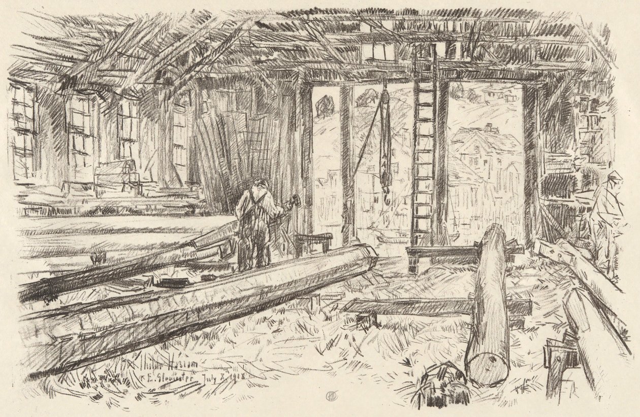 Sklep z okazjami autorstwa Childe Hassam