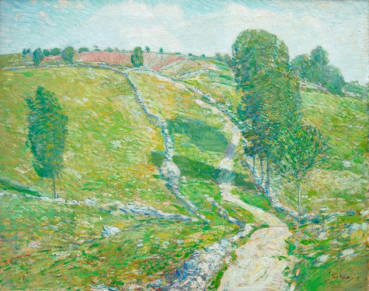 Droga w krainie Nod autorstwa Childe Hassam