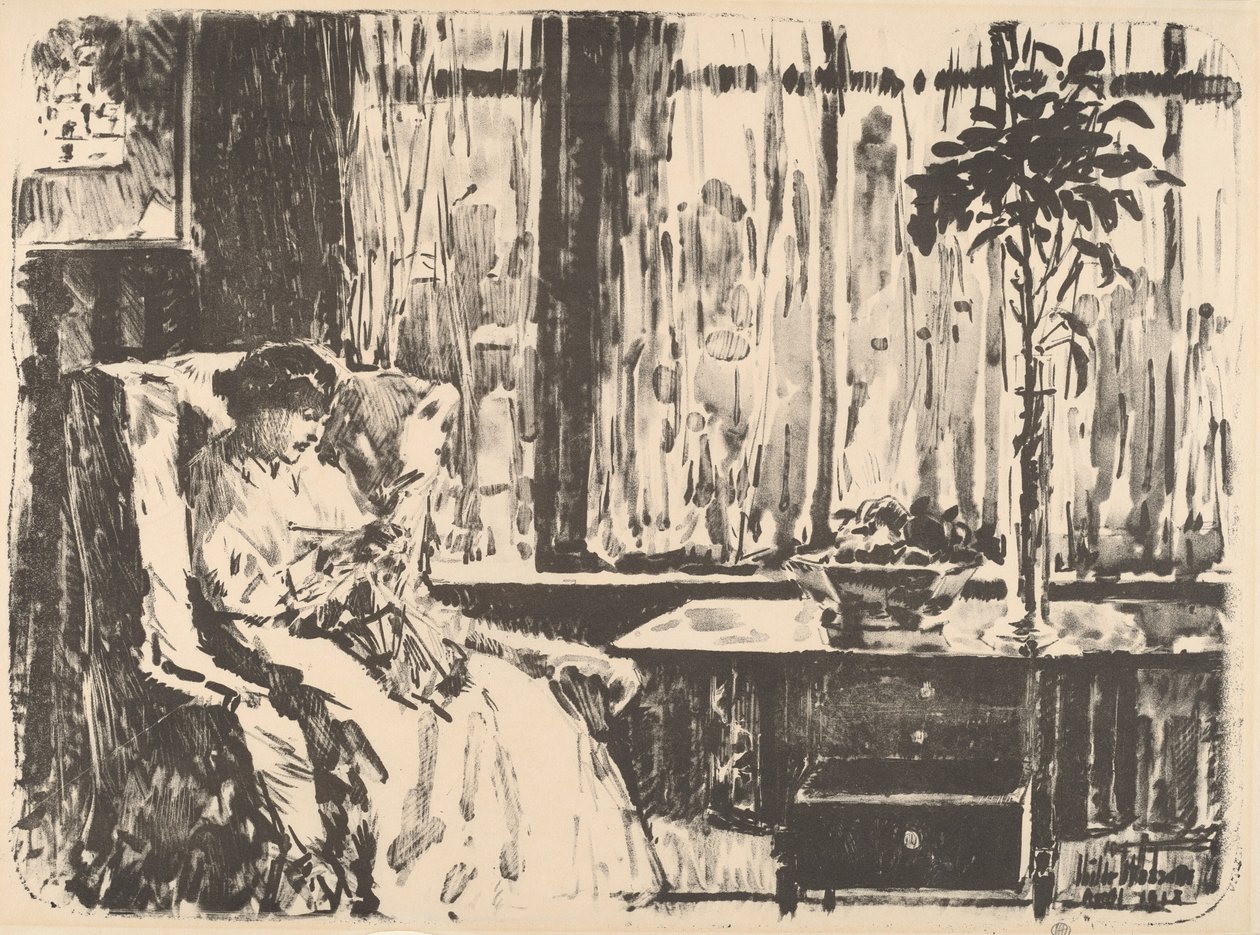 Szeroka kurtyna autorstwa Childe Hassam