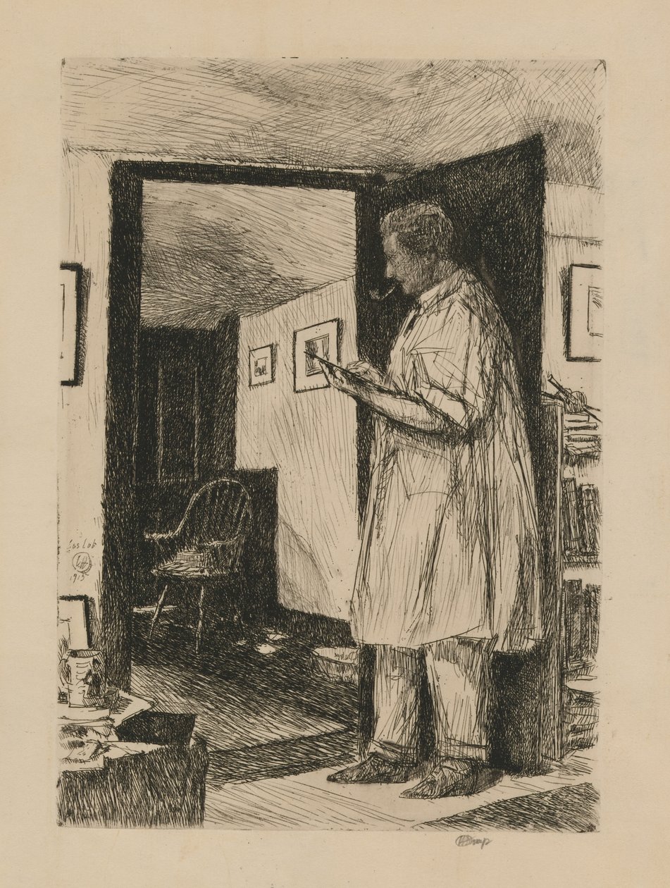 Akwaforcista autorstwa Childe Hassam