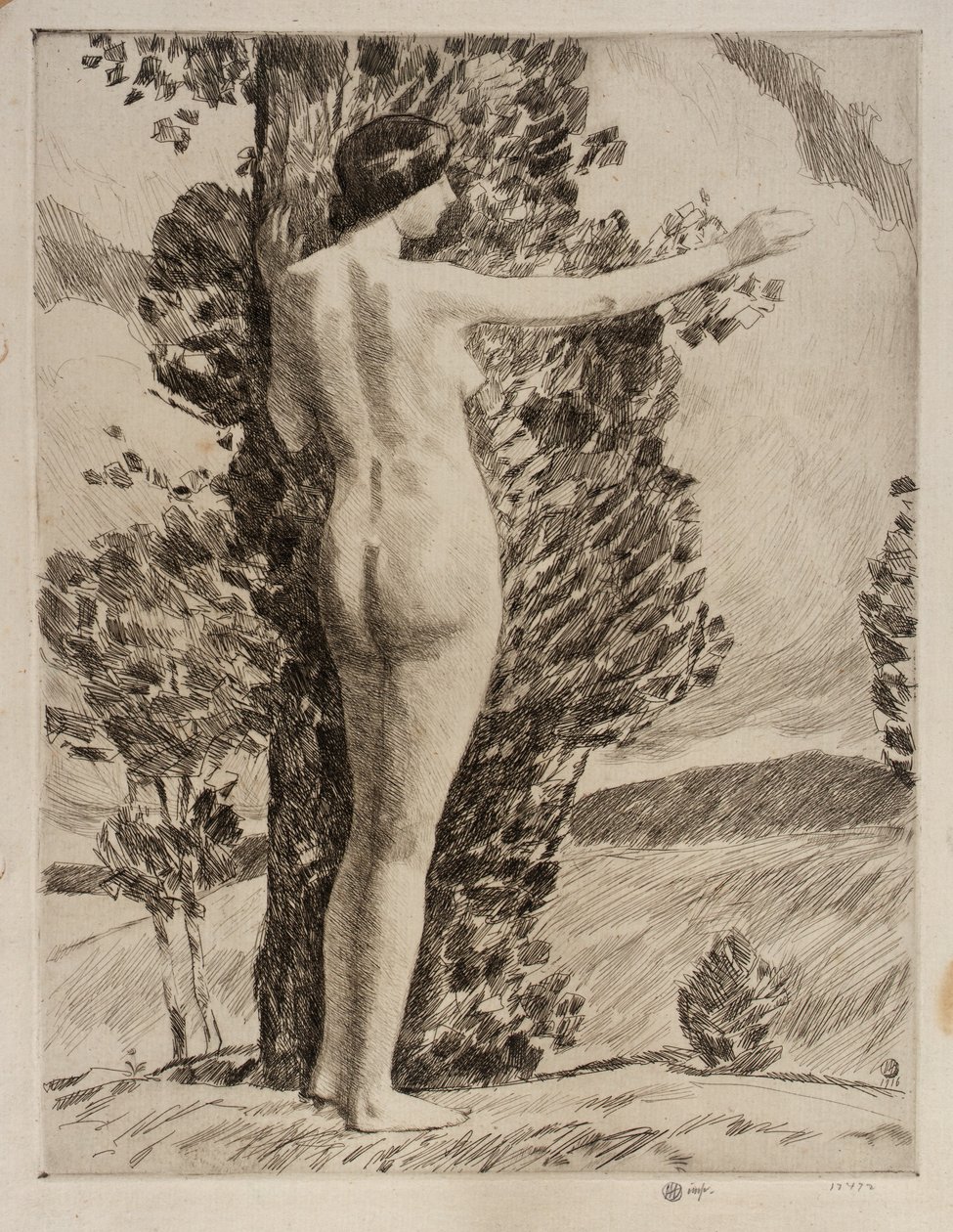 Daleki horyzont autorstwa Childe Hassam
