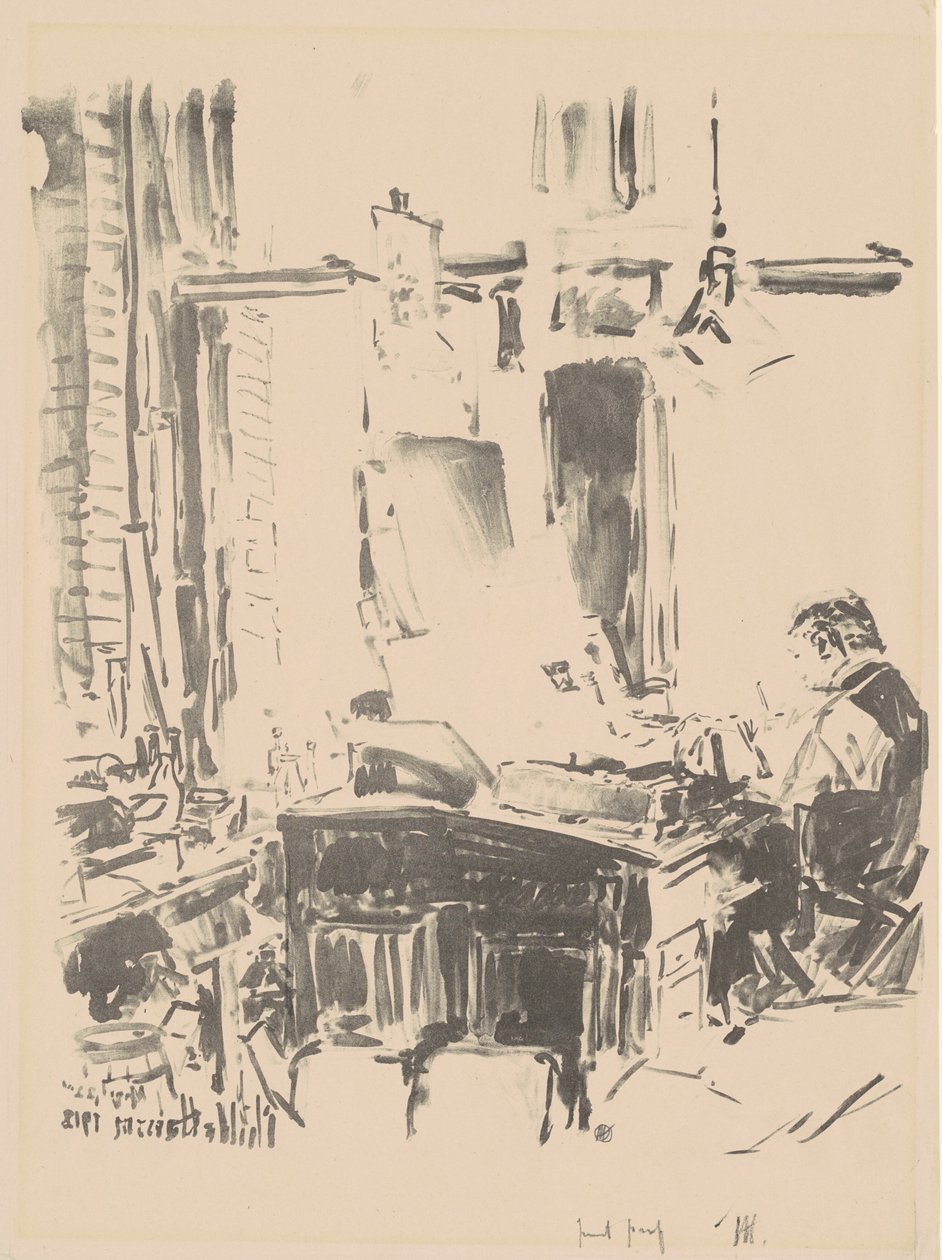 Litograf autorstwa Childe Hassam