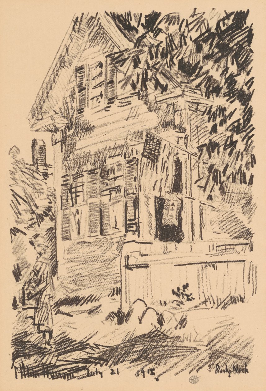 Flaga usług autorstwa Childe Hassam
