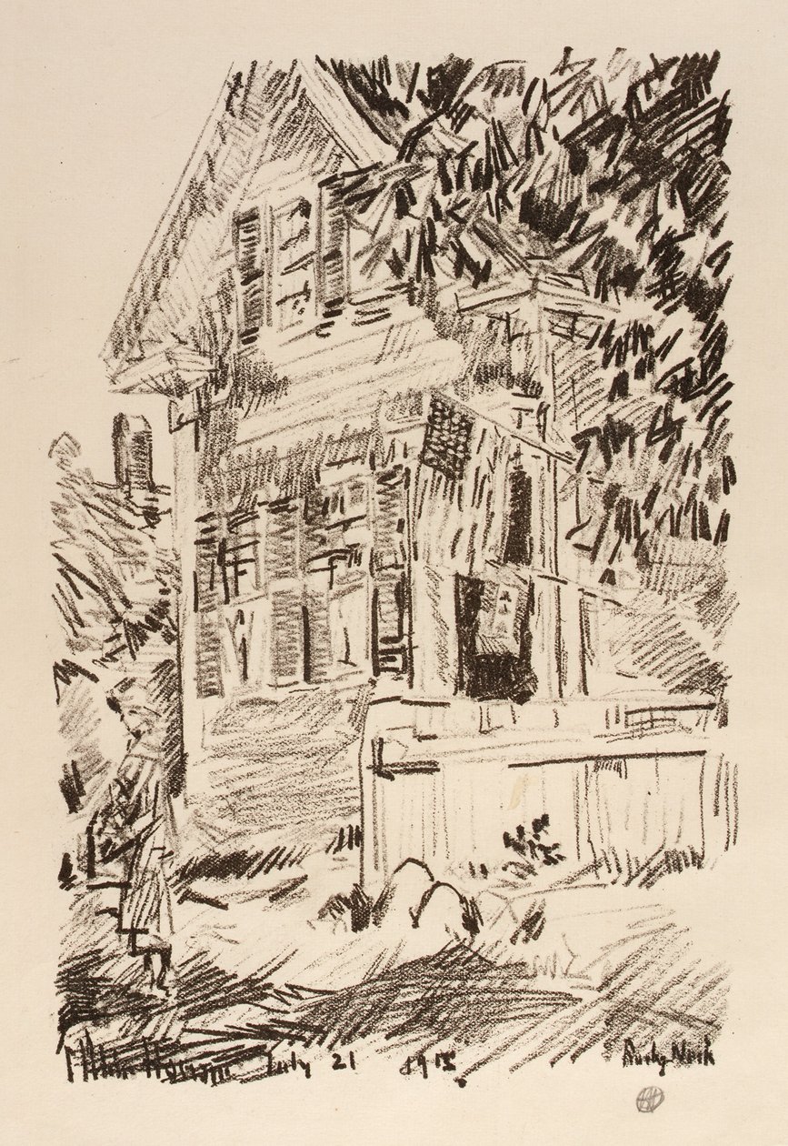 Flaga serwisowa autorstwa Childe Hassam