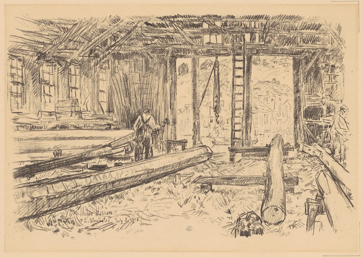 Sklep Spar, Gloucester autorstwa Childe Hassam