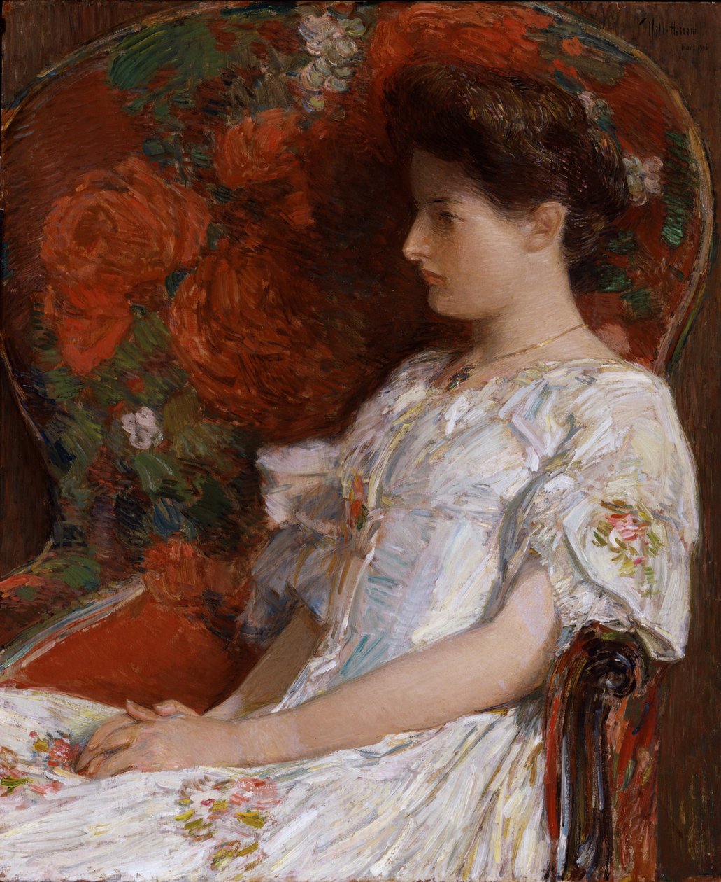 Krzesło wiktoriańskie, 1906 autorstwa Childe Hassam