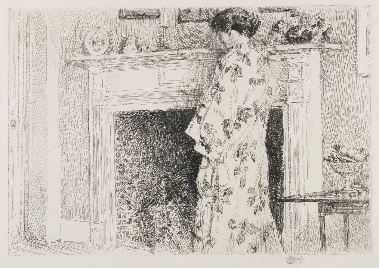 Białe kimono autorstwa Childe Hassam