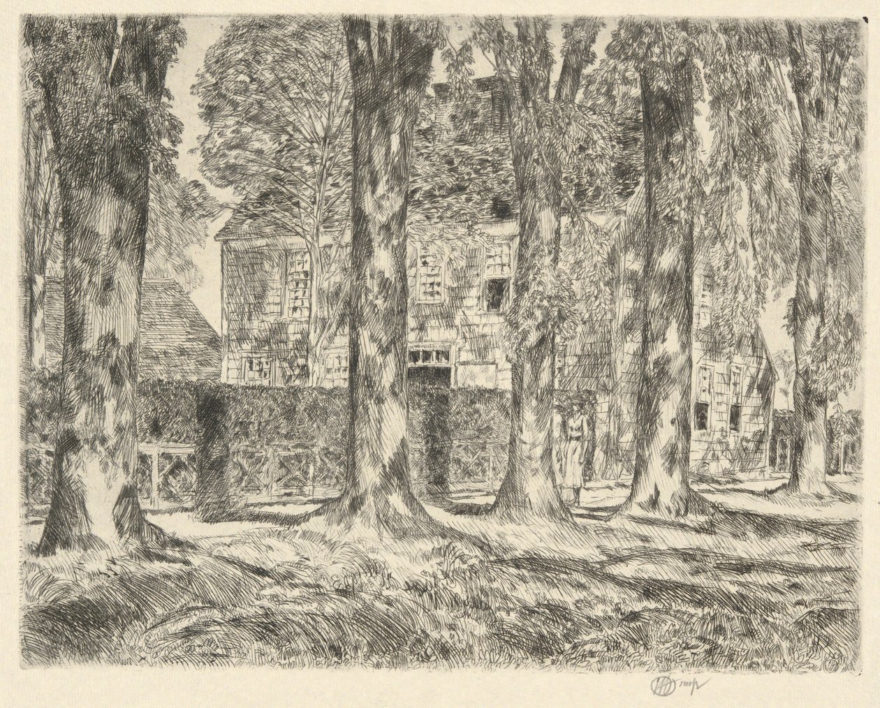Wiąz Wiązów, 1923 autorstwa Childe Hassam