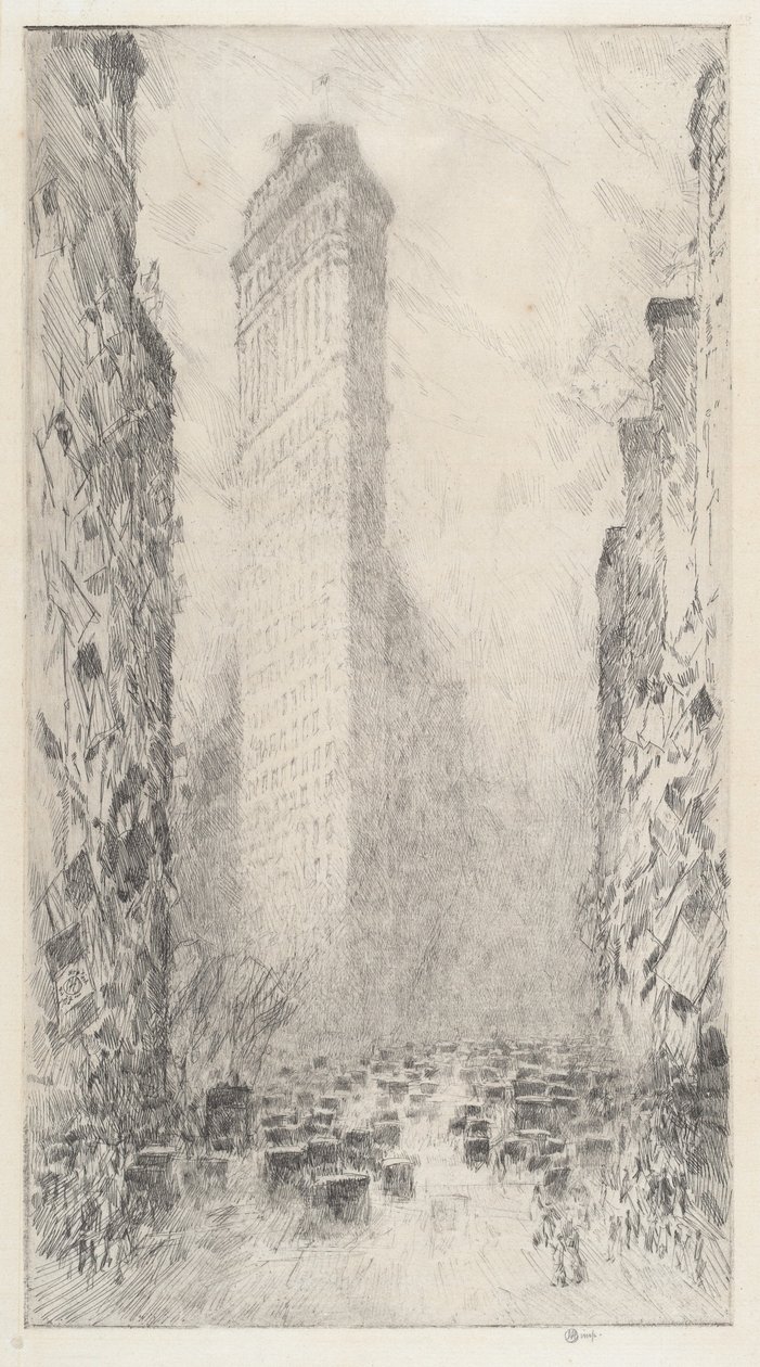 Urodziny Waszyngtona — Piąta Aleja i 23rd Street autorstwa Childe Hassam