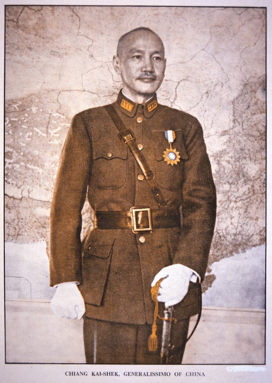 Generalissimus Czang Kaj-szek (zdjęcie) autorstwa Chinese Photographer