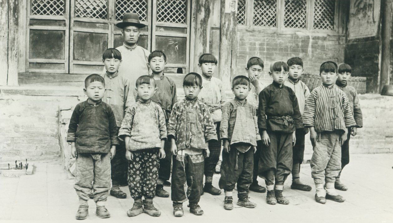 Nauczyciel i uczniowie autorstwa Chinese Photographer