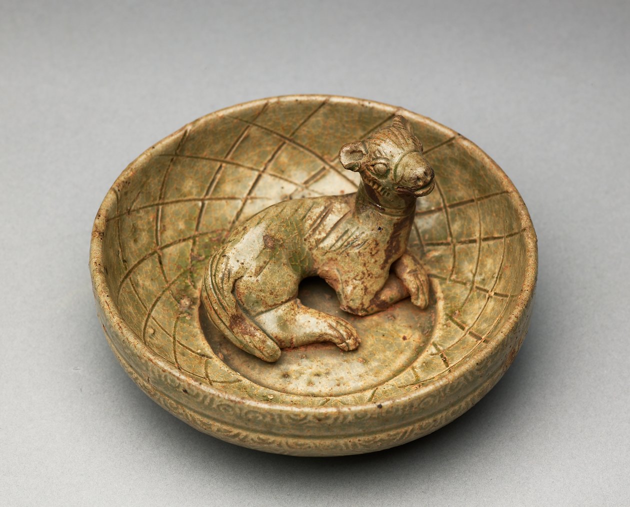 Zwierzę w piórze, Western Jin, 265-316 (zielony) autorstwa Chinese School
