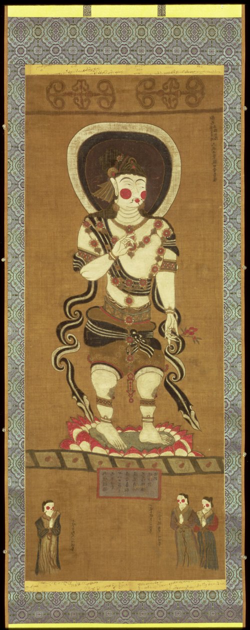 Avalokiteśwara, Budda Współczucia z Jaskiń Mogao, Dunhuang, prowincja Gansu, Chiny autorstwa Chinese School