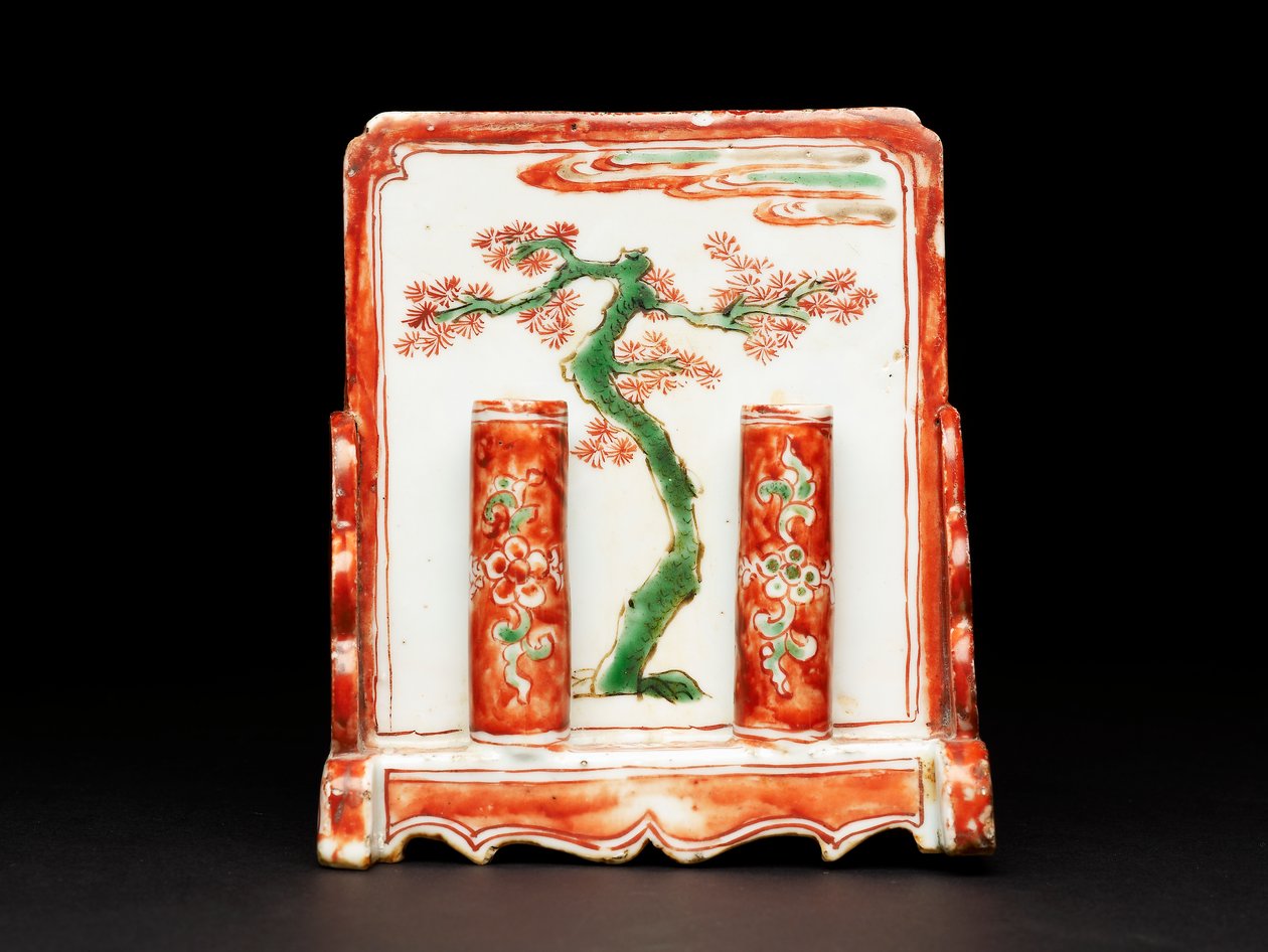 Stojak na pędzle (porcelana) autorstwa Chinese School