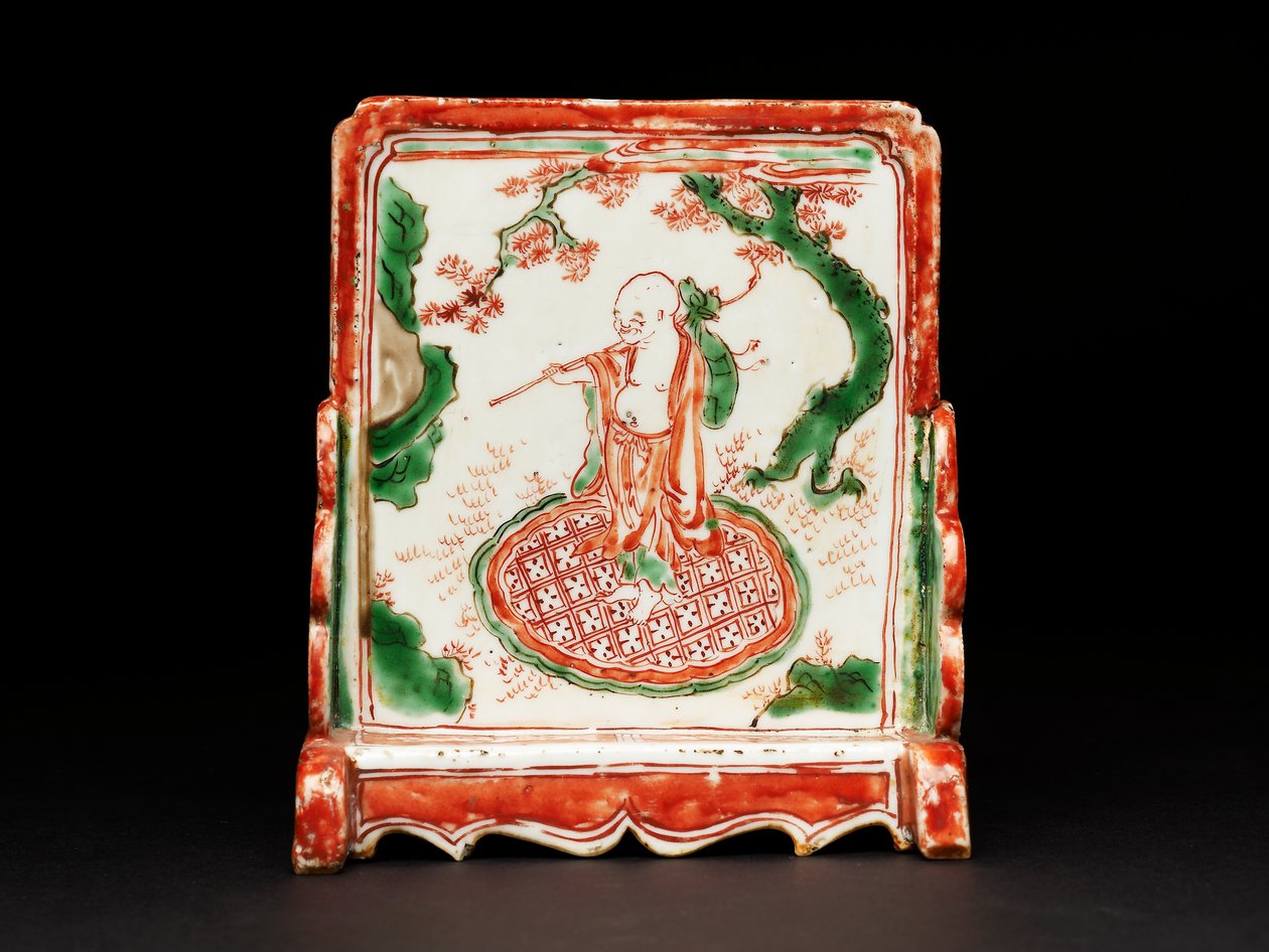 Stojak na pędzle (porcelana) autorstwa Chinese School