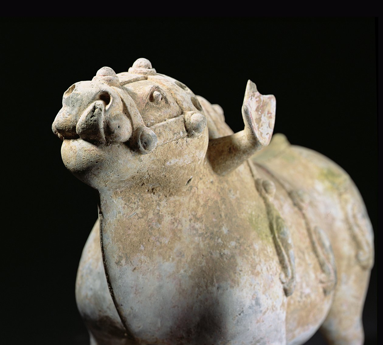 Bull, okres Walczących Państw (1027-220 pne) (wyroby ceramiczne) (szczegóły) (patrz 176595) autorstwa Chinese School