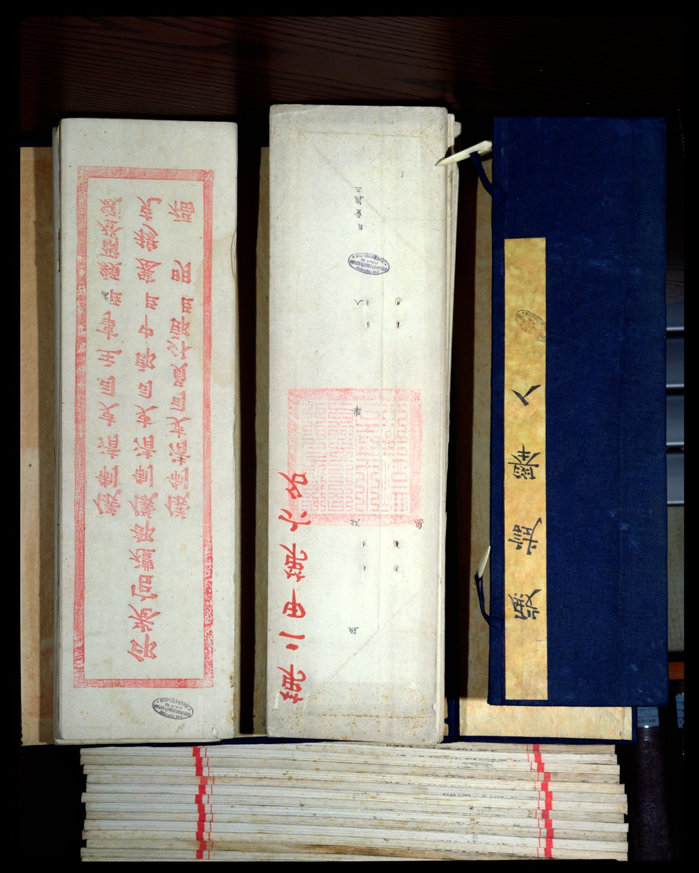Chińskie arkusze egzaminacyjne (tusz na papierze) autorstwa Chinese School