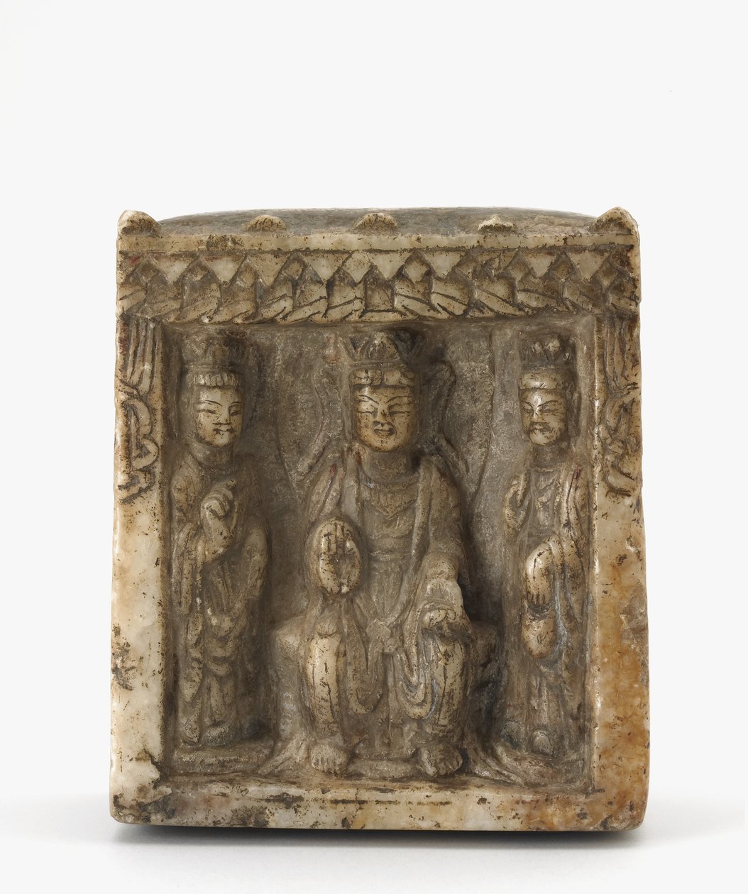 Czterostronna miniaturowa stela, prawdopodobnie zachodnia dynastia Wei, ok. 550 autorstwa Chinese School