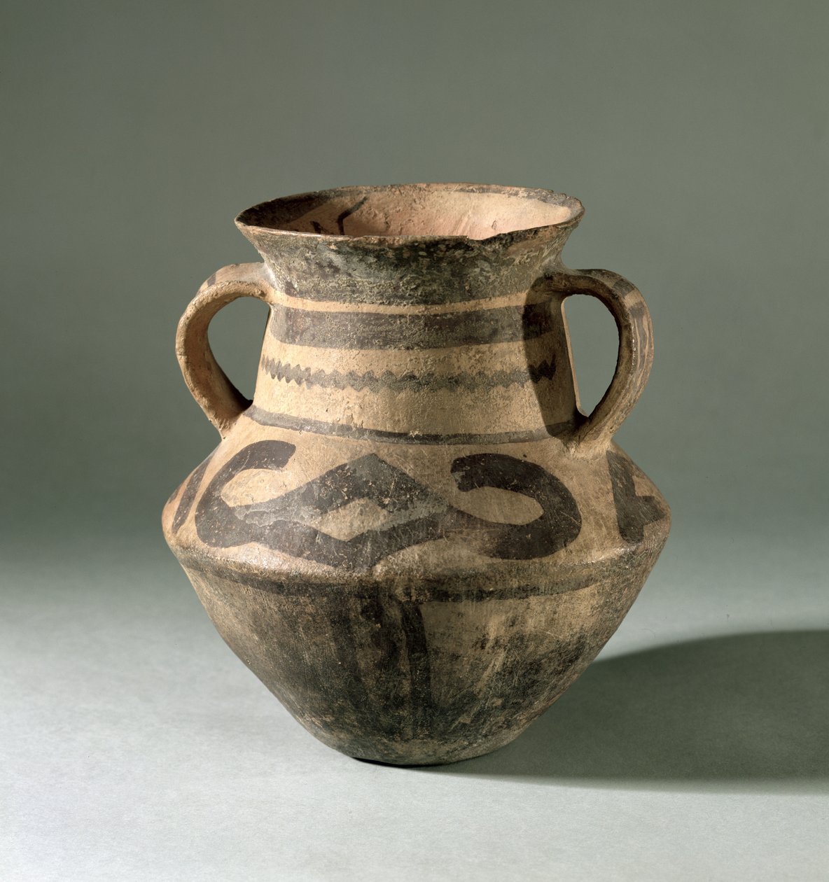 Jar, z prowincji Gansu, ok. 1300-700 pne (glina) autorstwa Chinese School