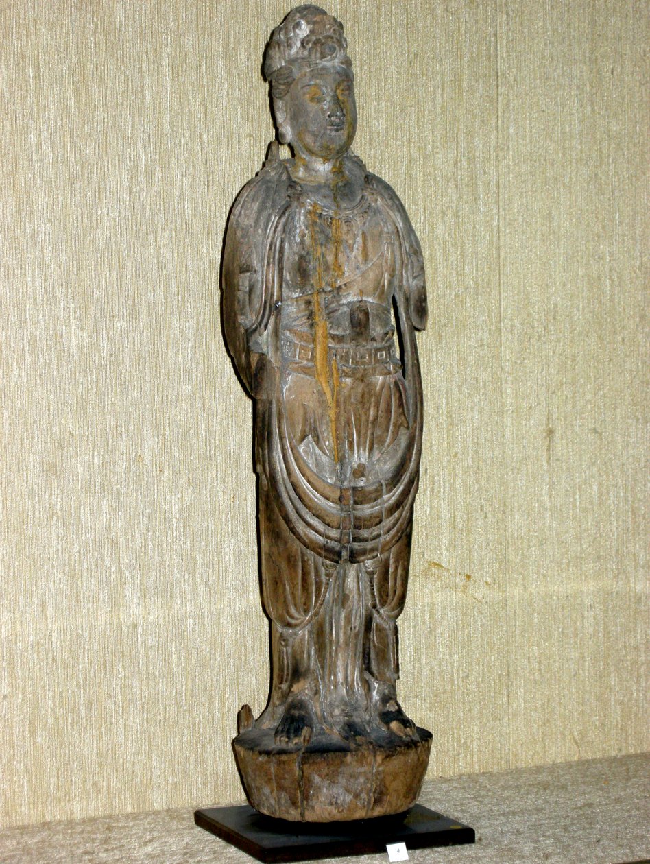 Kouan-yin, bodhisattwa współczucia, dynastia Song (960-1276) (malowane drewno) autorstwa Chinese School
