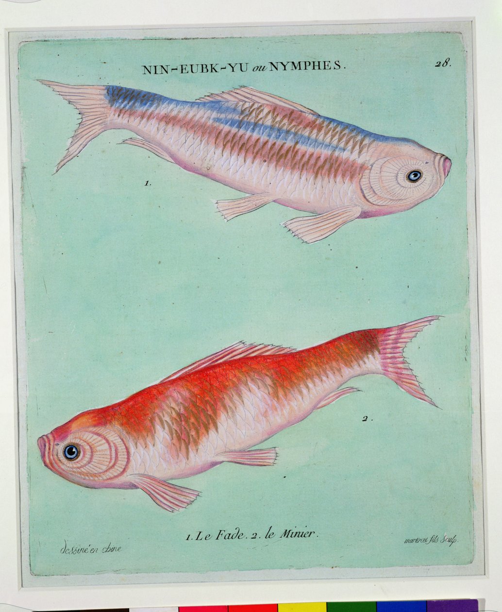 Le Fade, Le Minier, grawerowane przez Francois Nicholas Martinet (1731-s.1796) (druk) autorstwa Chinese School