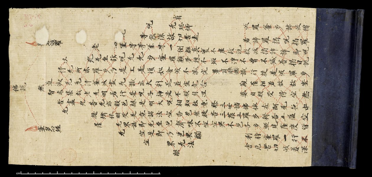 Or.8210 Strona z „Diamentowej Sutry”, 868 (tusz na papierze) autorstwa Chinese School