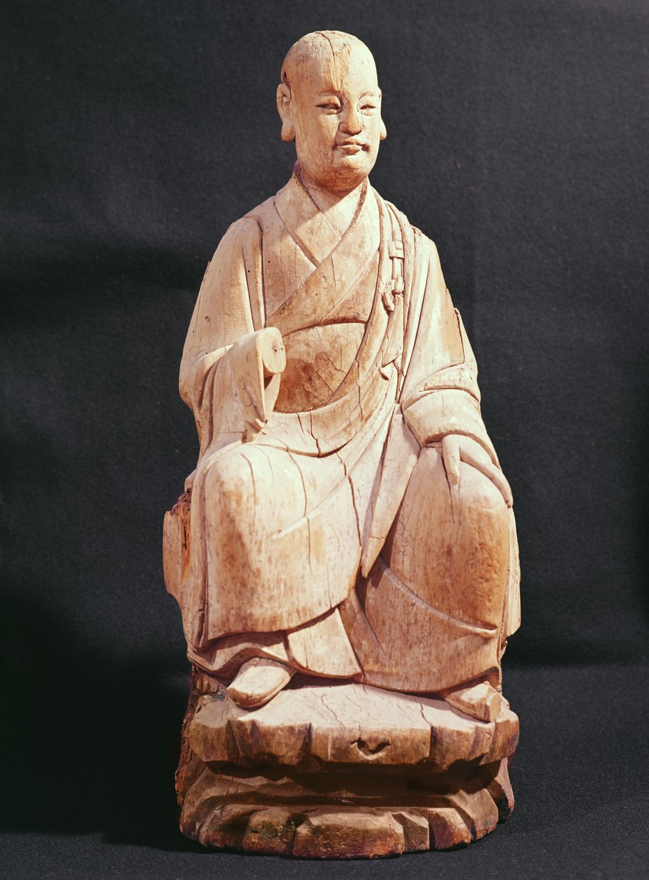 Kapłan dynastii Sung (drewno) autorstwa Chinese School