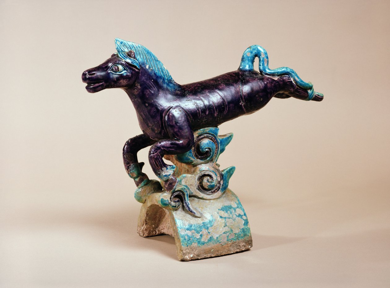 Gąsior z motywem latającego konia, Ming (ceramiczny) autorstwa Chinese School