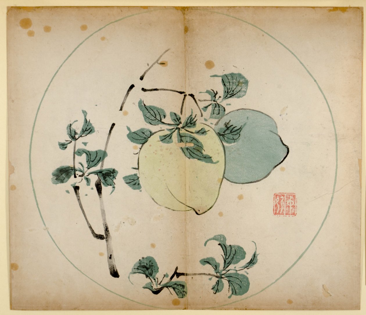 Dziesięć bambusowych odbitek studyjnych, 1643 (drewno) autorstwa Chinese School