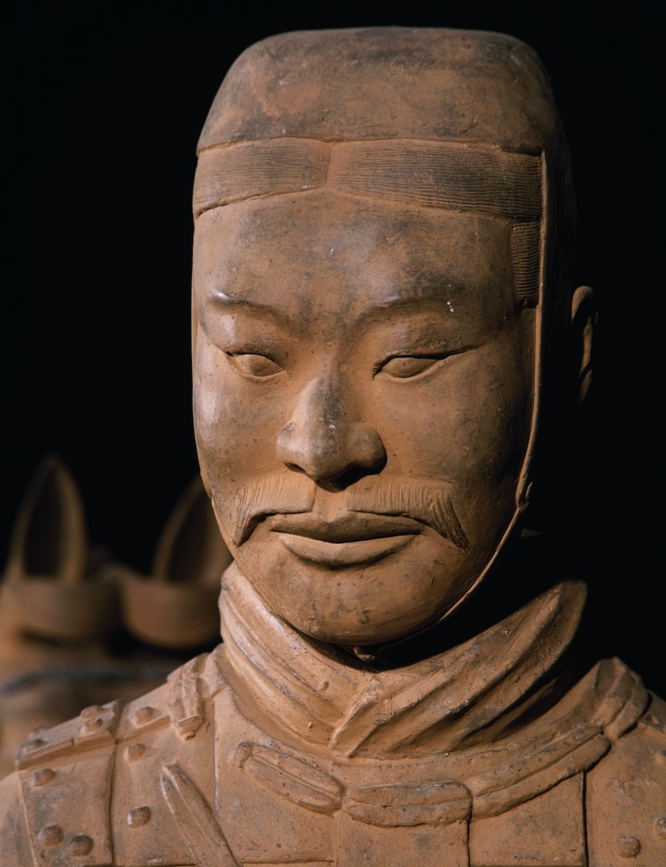 Wojownik Armii Terakotowej, Mauzoleum cesarza Qin Shi Huanga, III w. p.n.e. (zdjęcie) autorstwa Chinese School