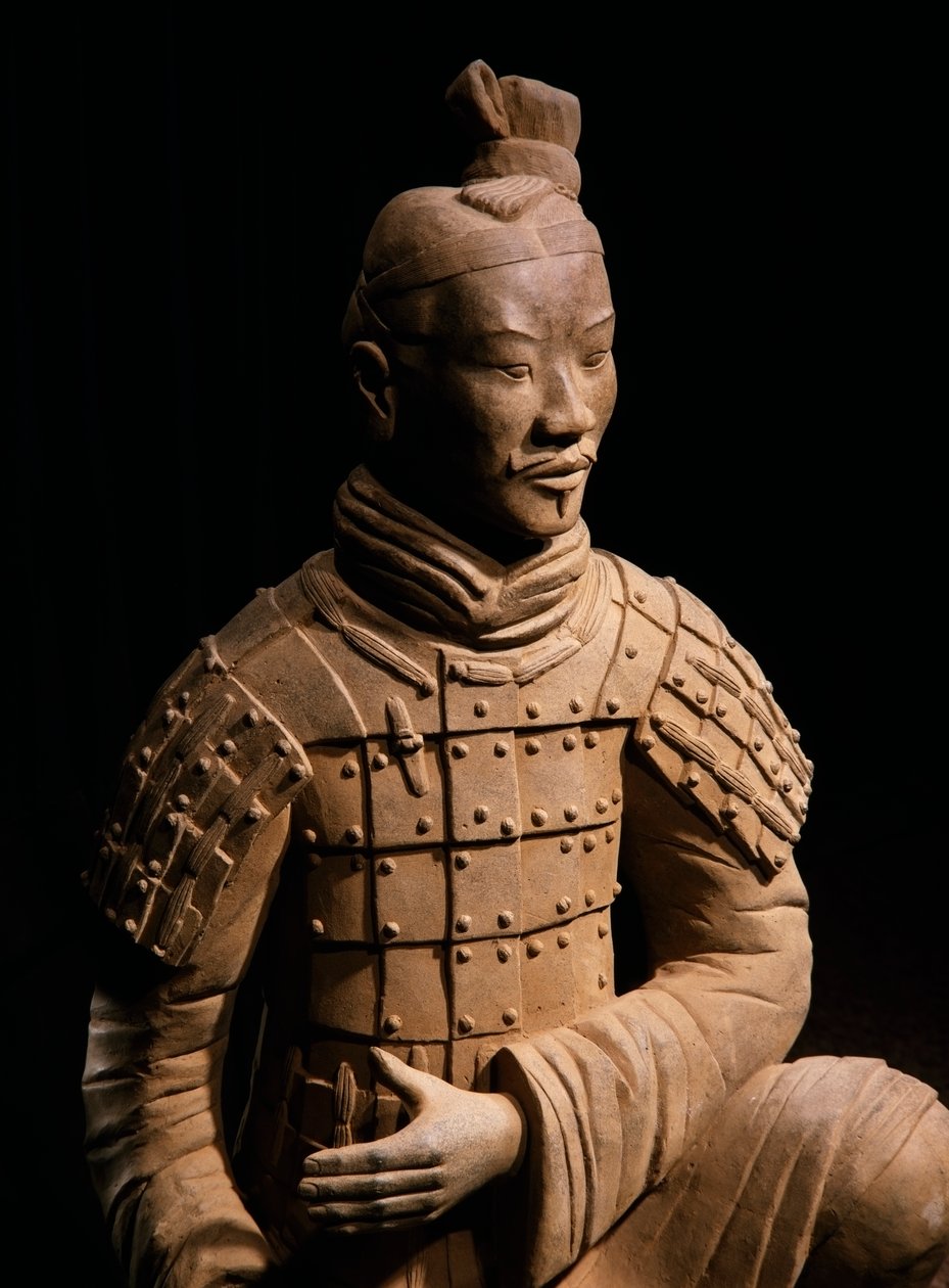 Wojownik Armii Terakotowej, Mauzoleum cesarza Qin Shi Huanga, III w. p.n.e. (zdjęcie) autorstwa Chinese School