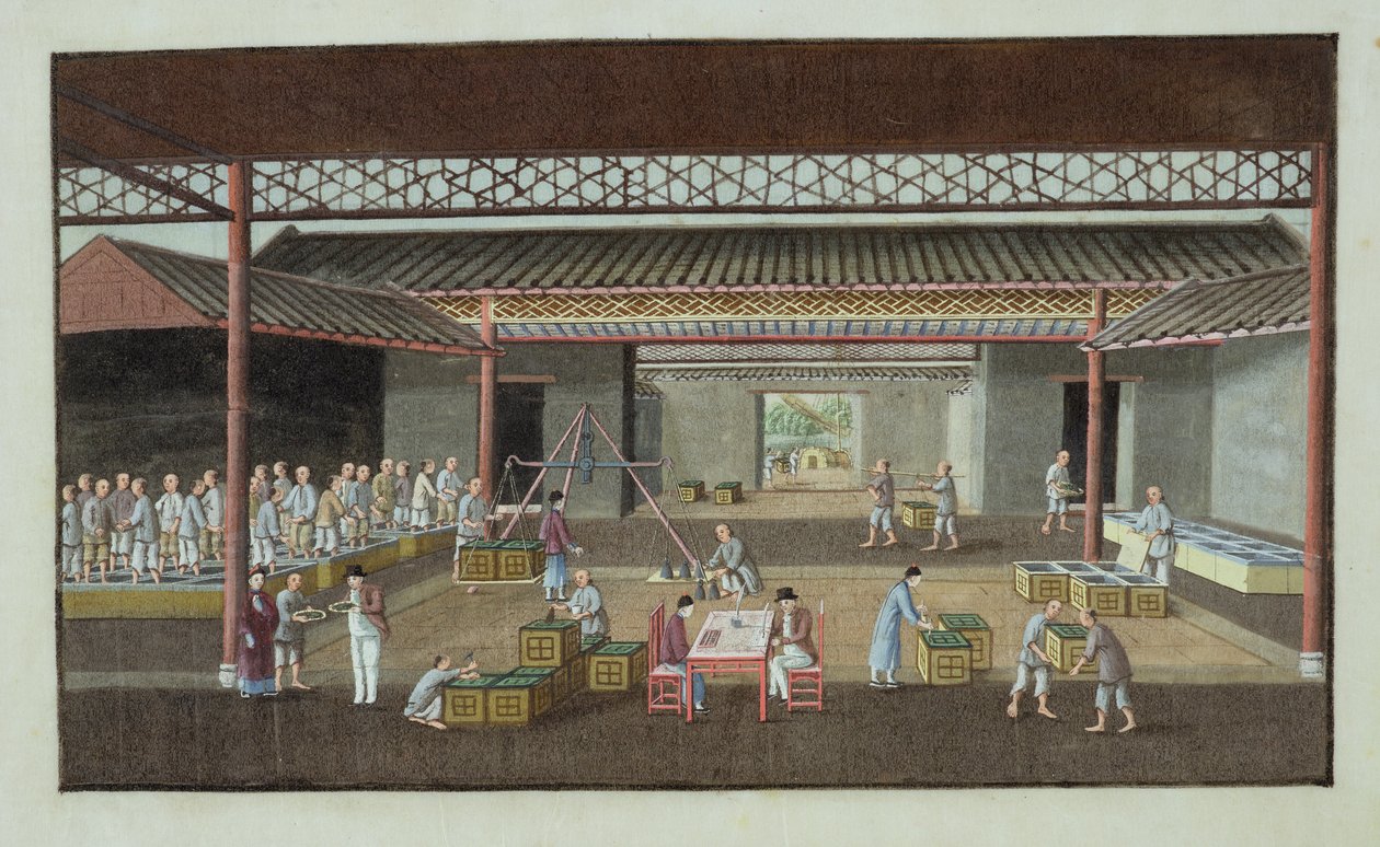 The Tea Depot (gwasz na jedwabiu) autorstwa Chinese School