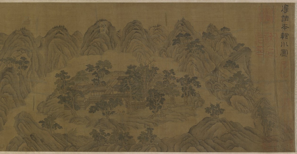 Willa Wangchuan, dynastia Ming lub Qing autorstwa Chinese School