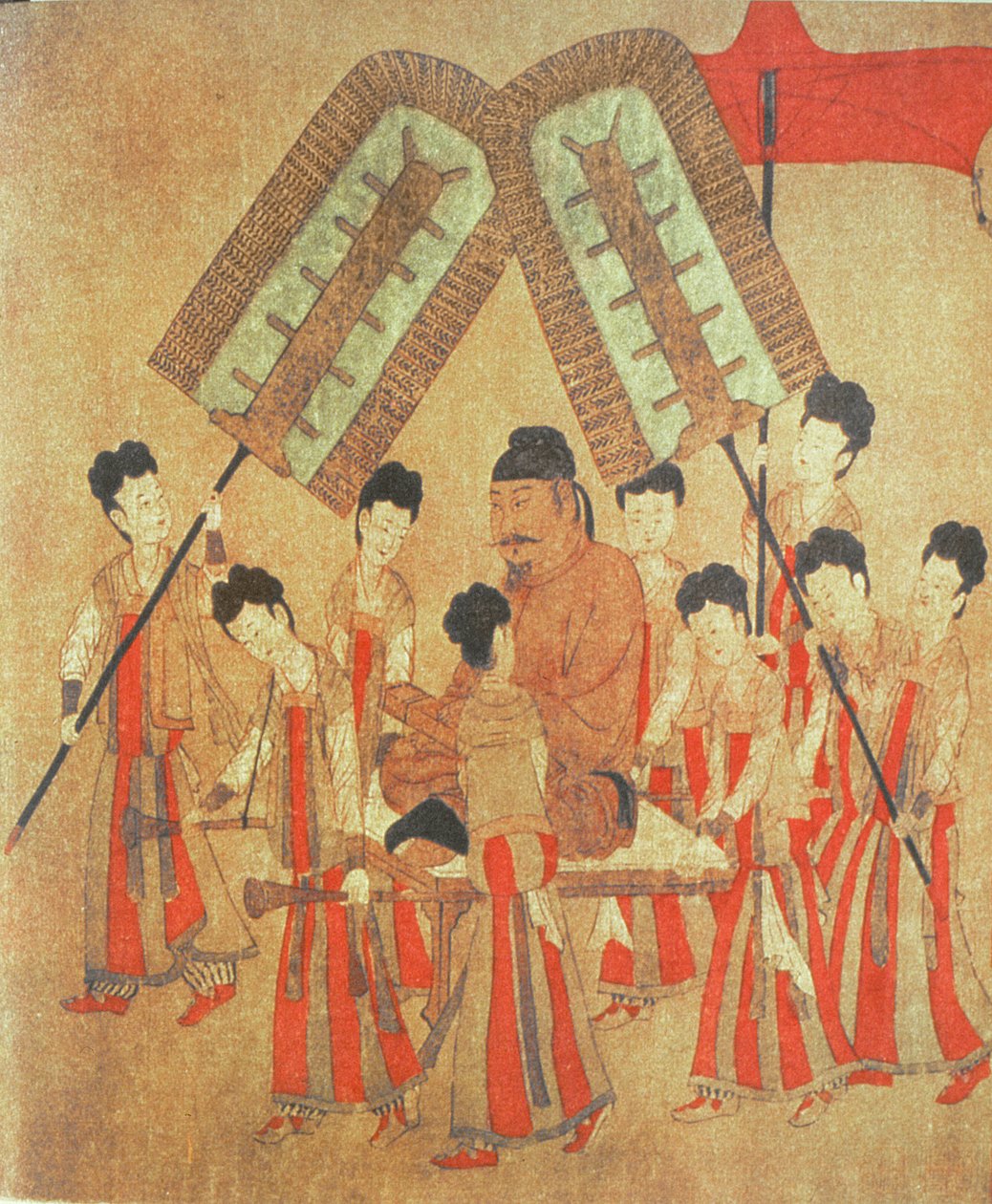 Cesarz Yongle, faksymile oryginalnego chińskiego zwoju autorstwa Chinese School