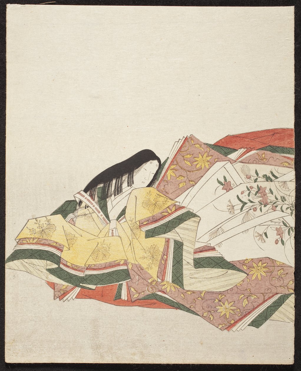 Poetka autorstwa Chobunsai Eishi
