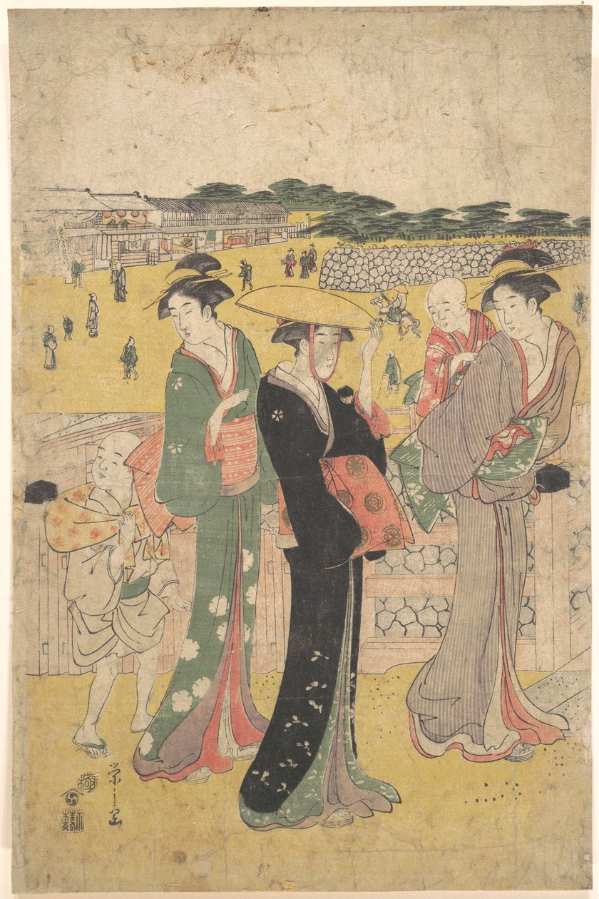 Grafika autorstwa Chobunsai Eishi
