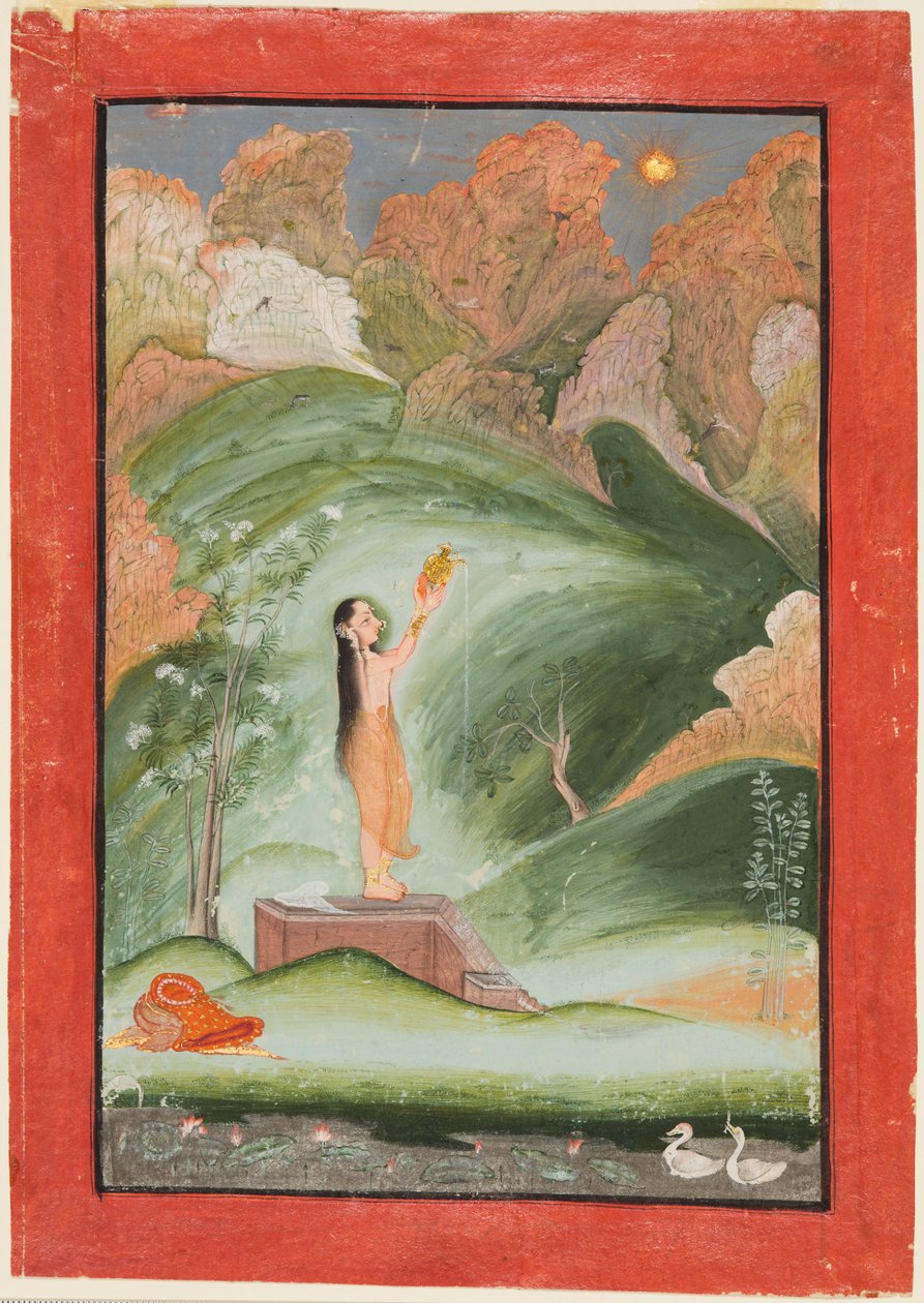 Kult Słońca Surya Puja, c. 1810. autorstwa Chokha
