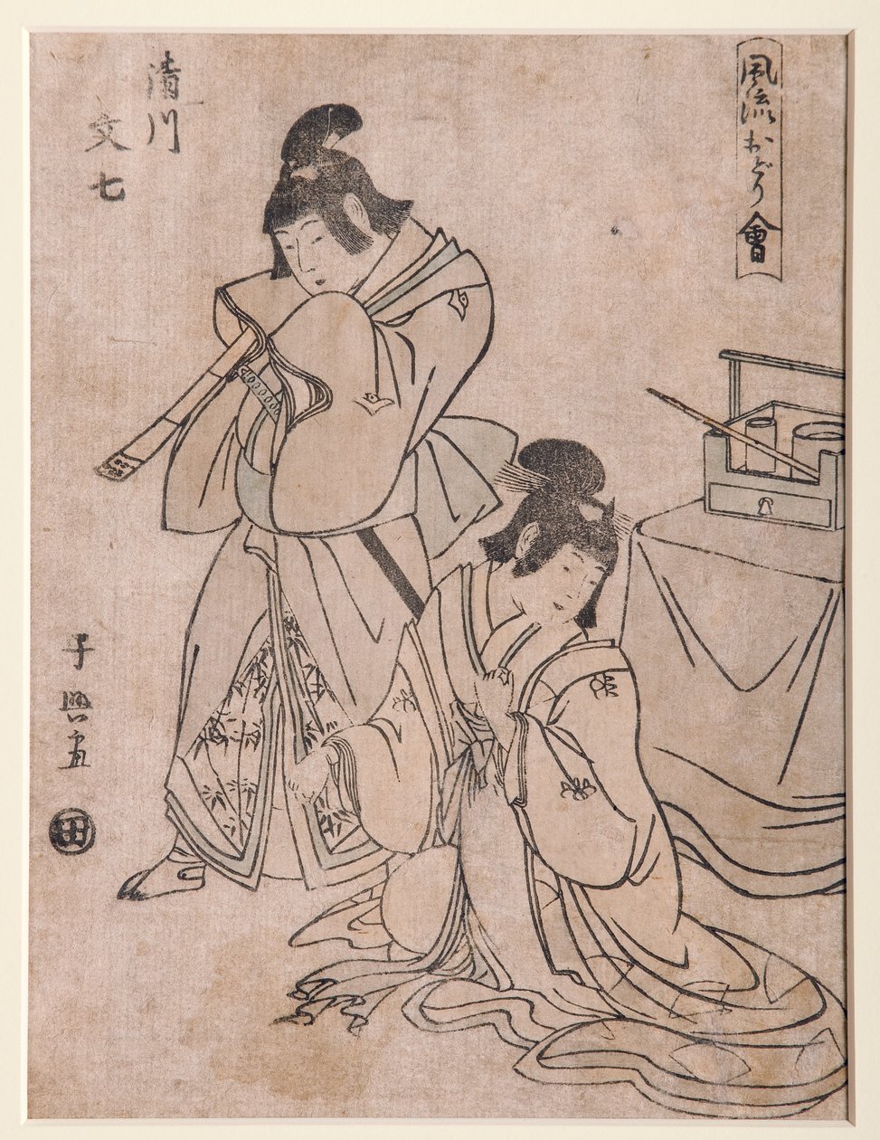 Kiyokawa Draft d Bunshichi, 1798-1800 (DBock) autorstwa Choki Eishusai