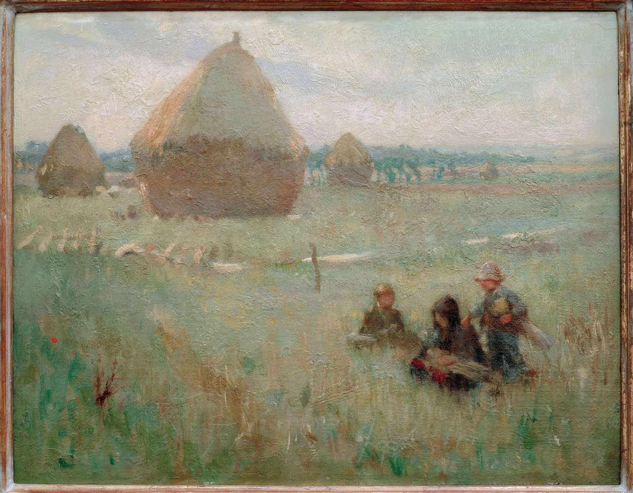 W Hayfield autorstwa Christabel A. Cockerell