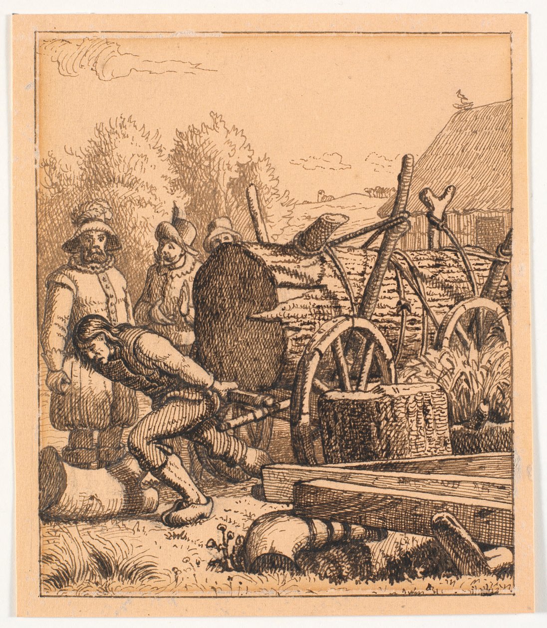 Ilustracja do św. św. Blicher, Trzy Święte Wigi autorstwa Christen Dalsgaard