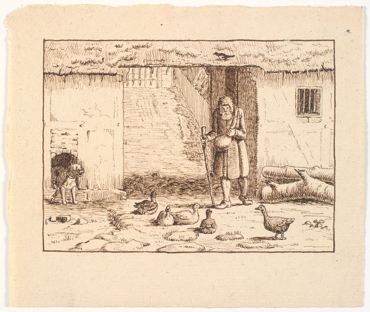 Ilustracja do św. św. Blicher, Trzy Święte Wigi autorstwa Christen Dalsgaard