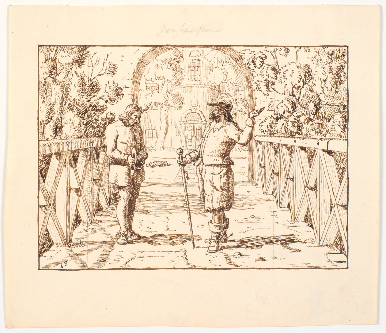 Ilustracja do św. św. Blicher, Trzy Święte Wigi autorstwa Christen Dalsgaard