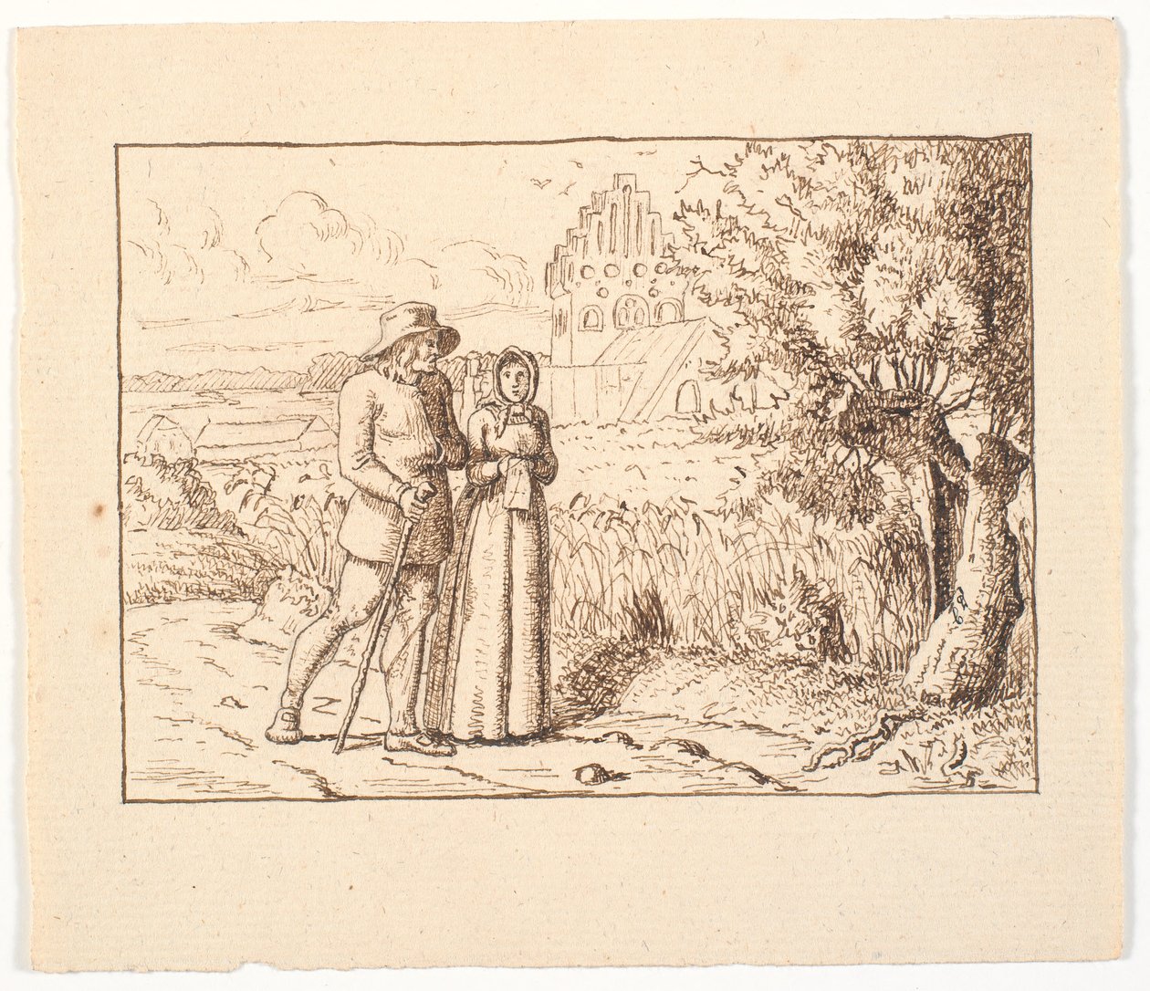 Ilustracja do św. św. Blicher, Trzy Święte Wigi autorstwa Christen Dalsgaard