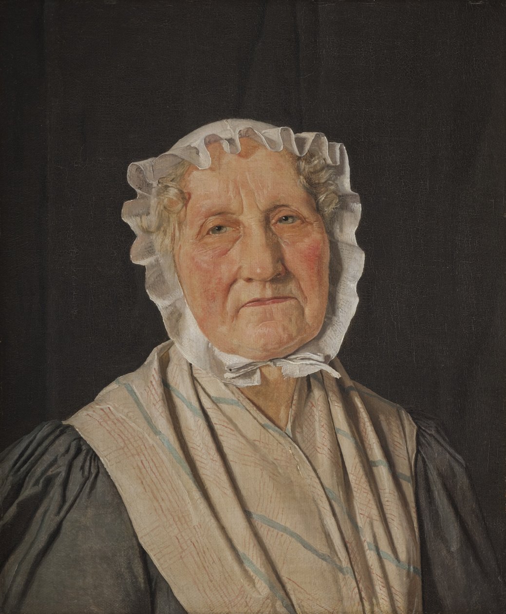 Portret Inger Margrethe Høyen, z domu Schrøder, matki historyka sztuki N.L. Wzgórze autorstwa Christen Købke