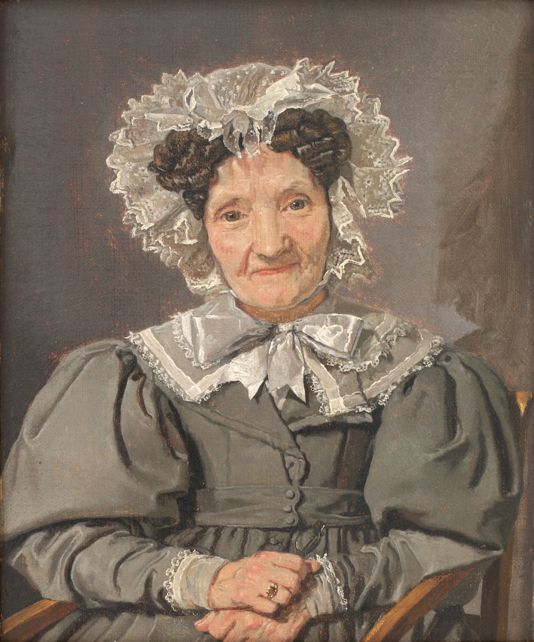 Portret Johanne Pløyen z domu Bachmann autorstwa Christen Købke
