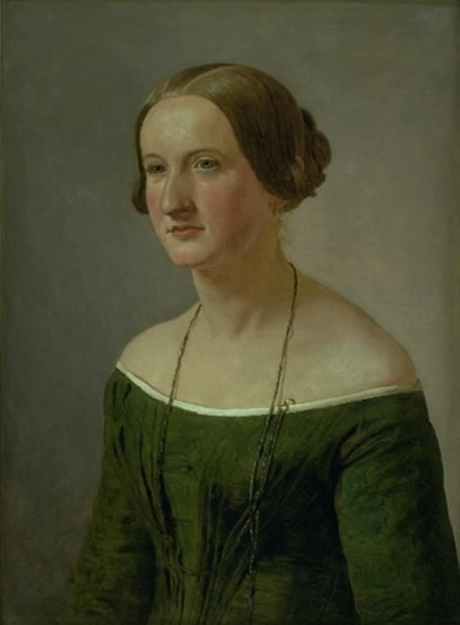 Portret kuzynki artysty, Petrei Petersen autorstwa Christen Købke